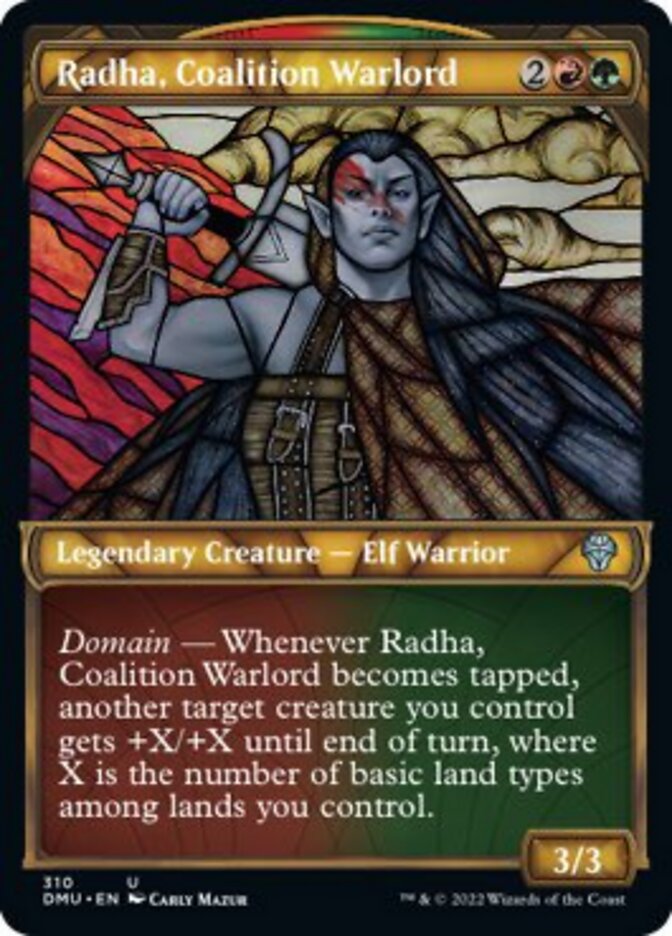 Radha, Coalition Warlord (Showcase) [Dominaria United] | Red Riot Games CA