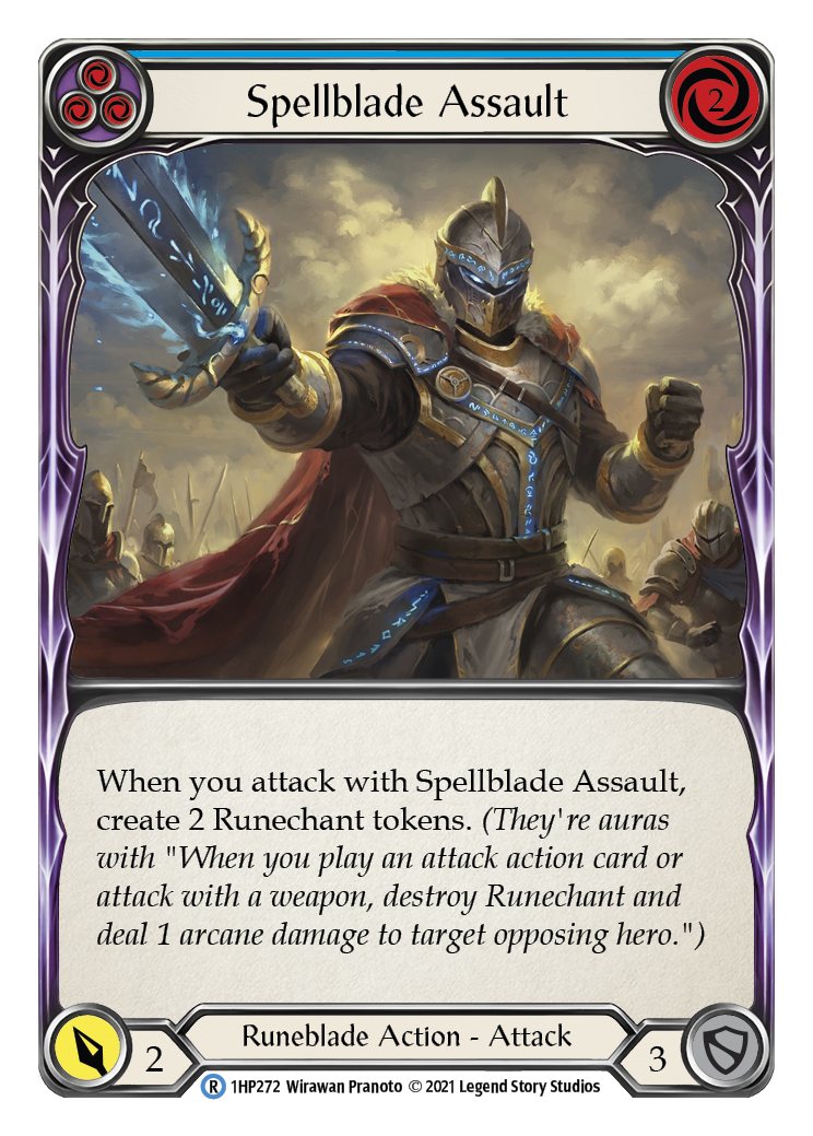 Spellblade Assault (Blue) [1HP272] (History Pack 1) | Red Riot Games CA