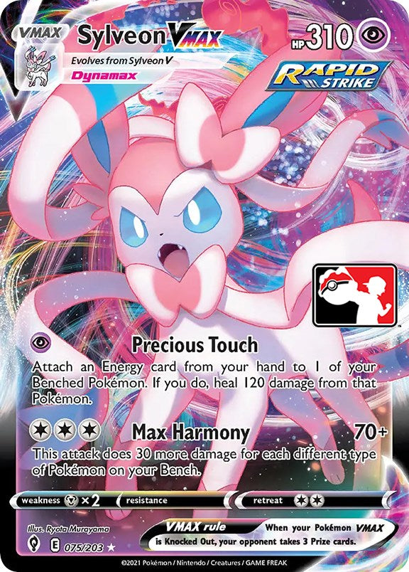 Sylveon VMAX (075/203) [Prize Pack Series One] | Red Riot Games CA