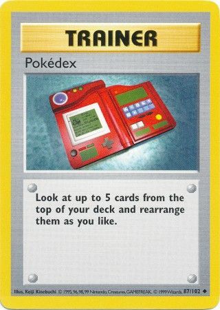 Pokedex (87/102) [Base Set Shadowless Unlimited] | Red Riot Games CA