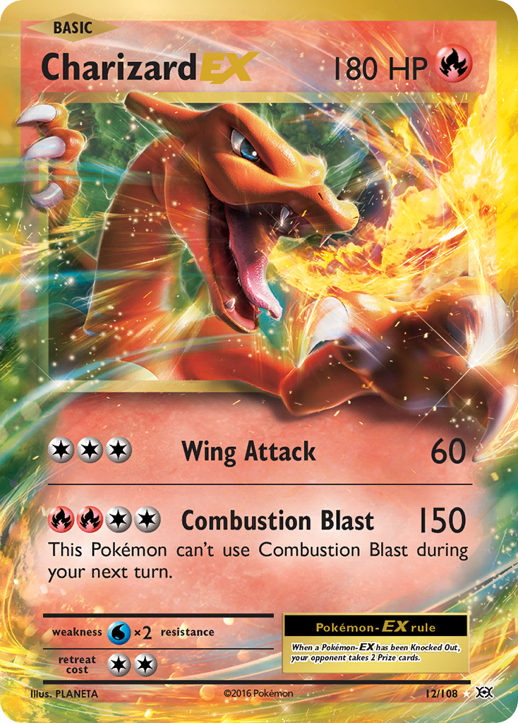 Charizard EX (12/108) [XY: Evolutions] | Red Riot Games CA