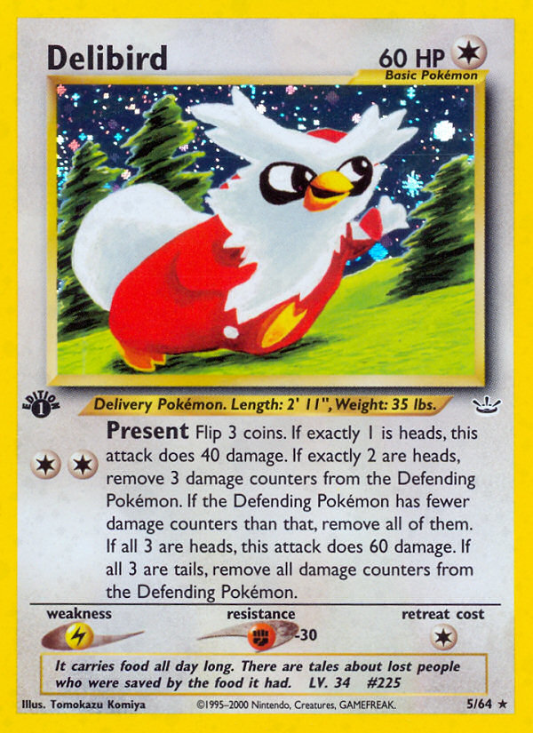 Delibird (5/64) [Neo Revelation 1st Edition] | Red Riot Games CA