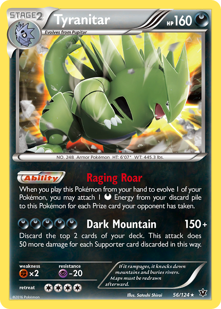Tyranitar (56/124) [XY: Fates Collide] | Red Riot Games CA