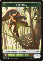 Demon // Squirrel Double-Sided Token [Double Masters Tokens] | Red Riot Games CA