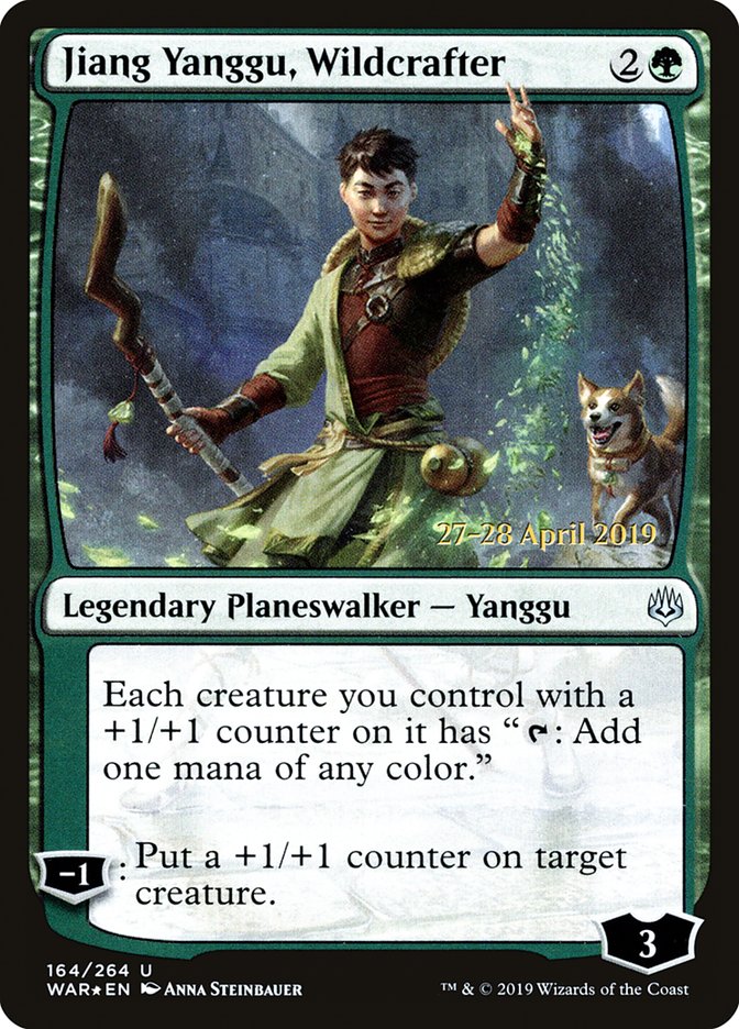 Jiang Yanggu, Wildcrafter [War of the Spark Prerelease Promos] | Red Riot Games CA