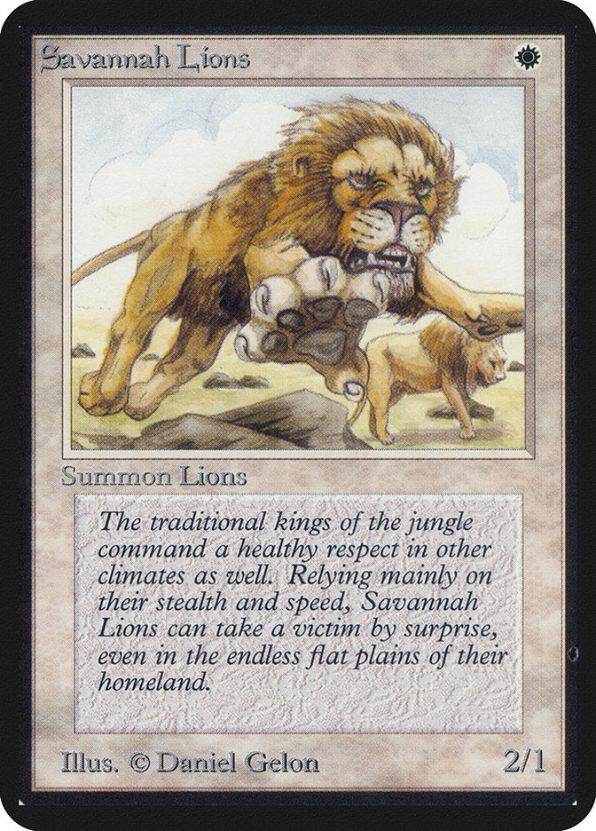 Savannah Lions [Alpha Edition] | Red Riot Games CA
