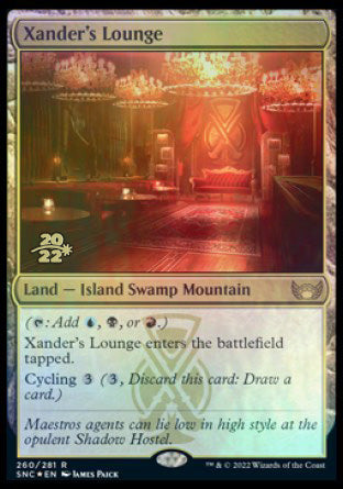 Xander's Lounge [Streets of New Capenna Prerelease Promos] | Red Riot Games CA