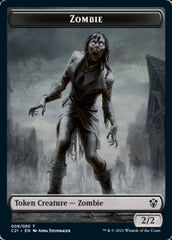 Zombie // Spirit Double-Sided Token [Commander 2021 Tokens] | Red Riot Games CA