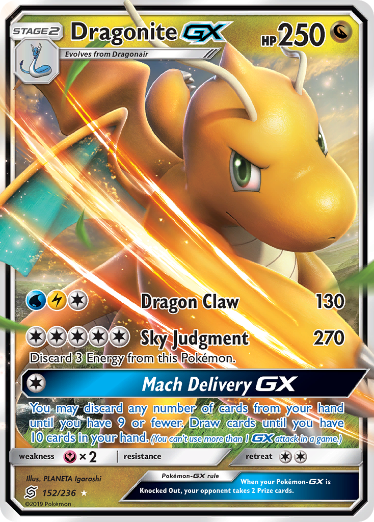 Dragonite GX (152/236) [Sun & Moon: Unified Minds] | Red Riot Games CA