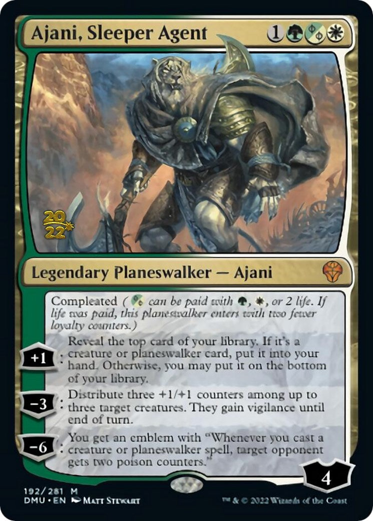 Ajani, Sleeper Agent [Dominaria United Prerelease Promos] | Red Riot Games CA