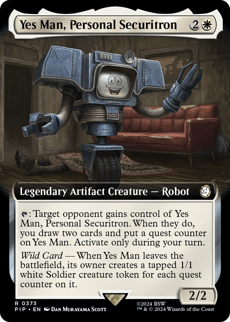 Yes Man, Personal Securitron (Extended Art) [Fallout] | Red Riot Games CA