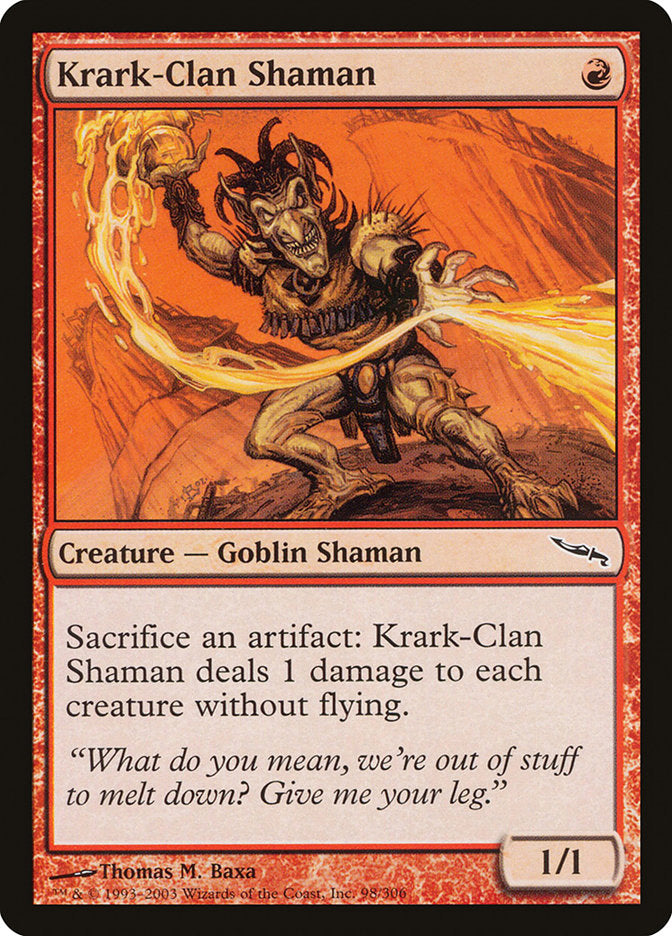 Krark-Clan Shaman [Mirrodin] | Red Riot Games CA
