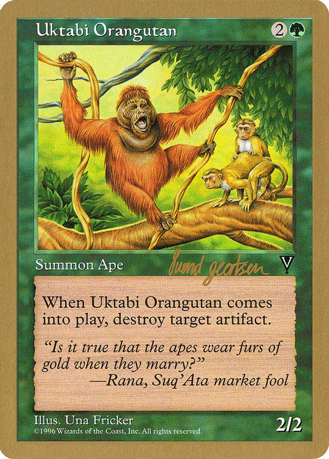 Uktabi Orangutan (Svend Geertsen) (SB) [World Championship Decks 1997] | Red Riot Games CA