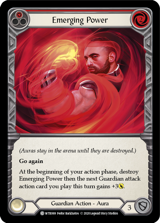 Emerging Power (Red) [U-WTR069] (Welcome to Rathe Unlimited)  Unlimited Rainbow Foil | Red Riot Games CA