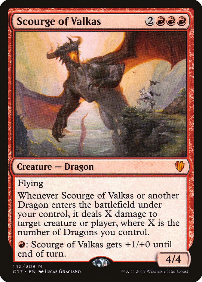 Scourge of Valkas [Commander 2017] | Red Riot Games CA