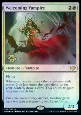 Welcoming Vampire [Innistrad: Crimson Vow Prerelease Promos] | Red Riot Games CA