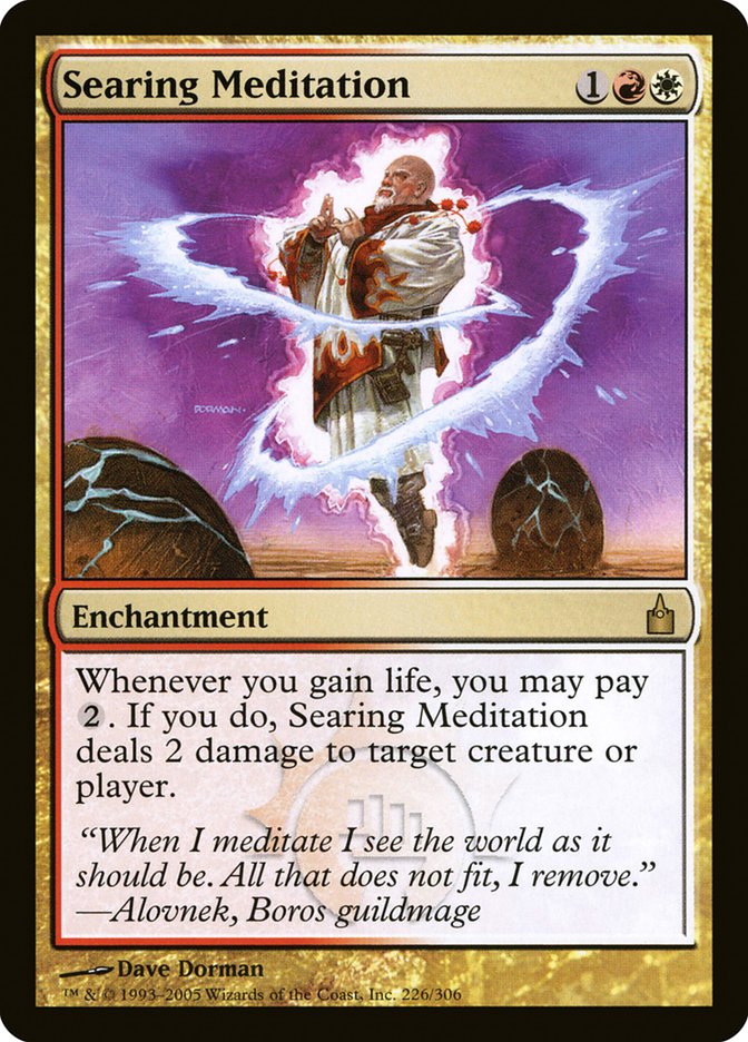 Searing Meditation [Ravnica: City of Guilds] | Red Riot Games CA