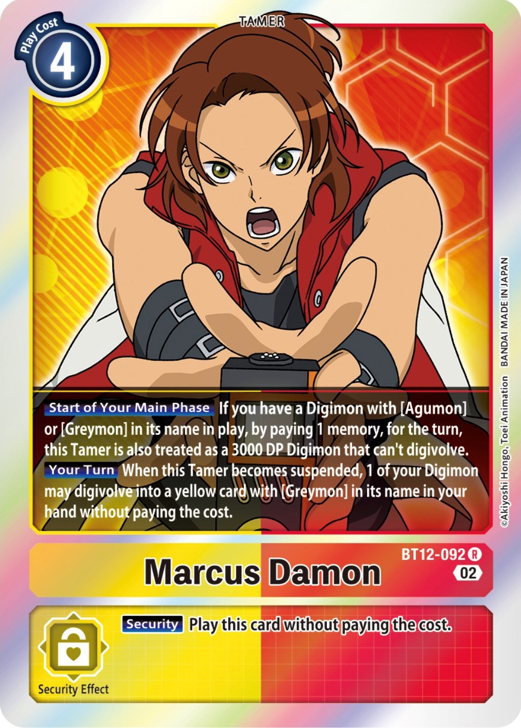 Marcus Damon [BT12-092] [Across Time] | Red Riot Games CA