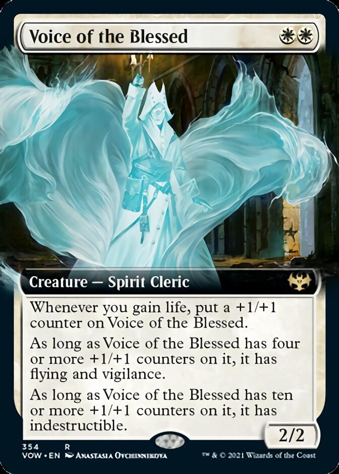 Voice of the Blessed (Extended Art) [Innistrad: Crimson Vow] | Red Riot Games CA
