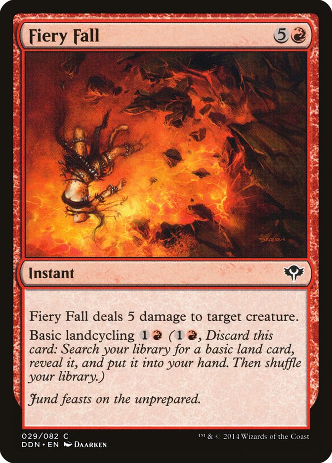 Fiery Fall [Duel Decks: Speed vs. Cunning] | Red Riot Games CA