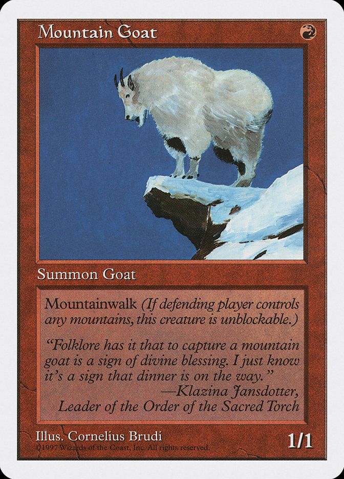 Mountain Goat [Fifth Edition] | Red Riot Games CA