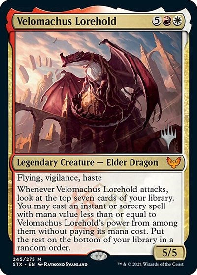 Velomachus Lorehold (Promo Pack) [Strixhaven: School of Mages Promos] | Red Riot Games CA