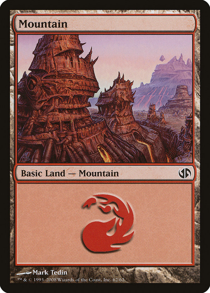 Mountain (62) [Duel Decks: Jace vs. Chandra] | Red Riot Games CA