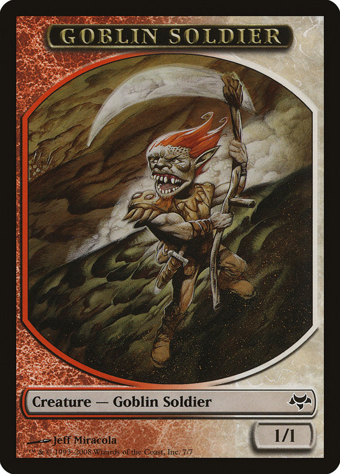 Goblin Soldier Token [Eventide Tokens] | Red Riot Games CA