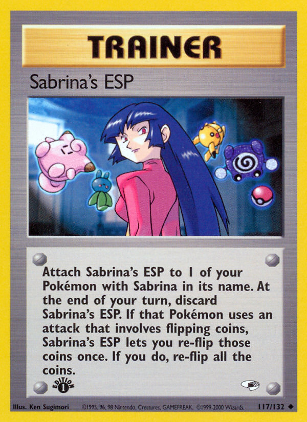 Sabrina's ESP (117/132) [Gym Heroes 1st Edition] | Red Riot Games CA