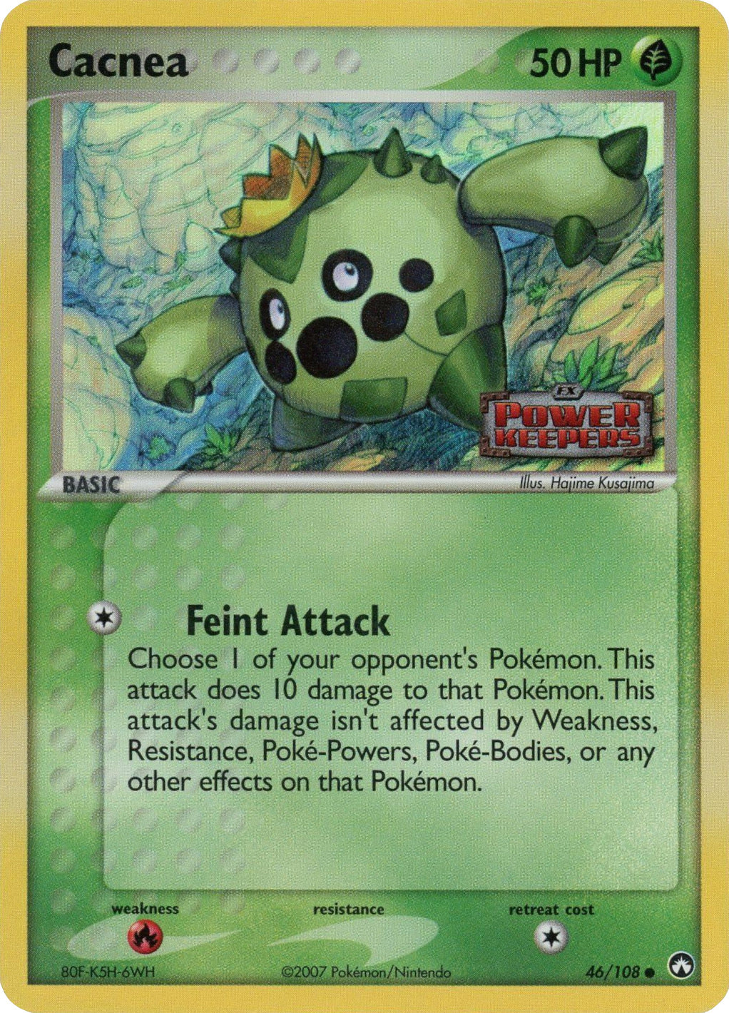 Cacnea (46/108) (Stamped) [EX: Power Keepers] | Red Riot Games CA