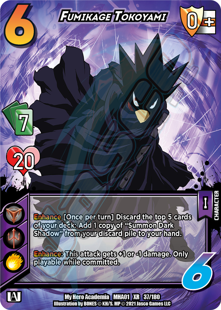 Fumikage Tokoyami (XR) (Unlimited) [Series 1]