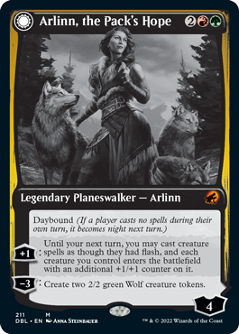 Arlinn, the Pack's Hope // Arlinn, the Moon's Fury [Innistrad: Double Feature] | Red Riot Games CA