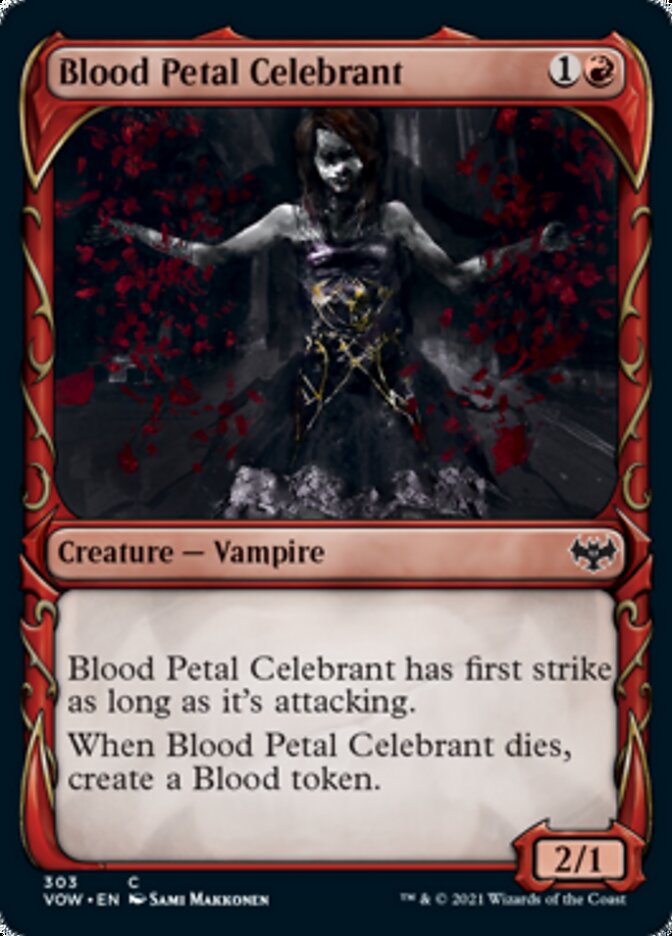 Blood Petal Celebrant (Showcase Fang Frame) [Innistrad: Crimson Vow] | Red Riot Games CA
