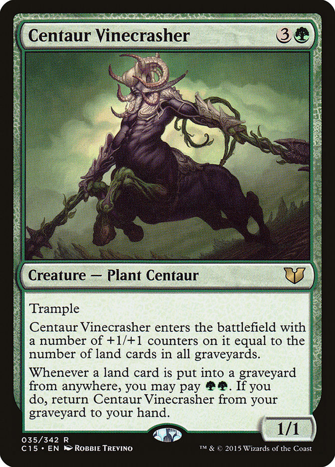 Centaur Vinecrasher [Commander 2015] | Red Riot Games CA