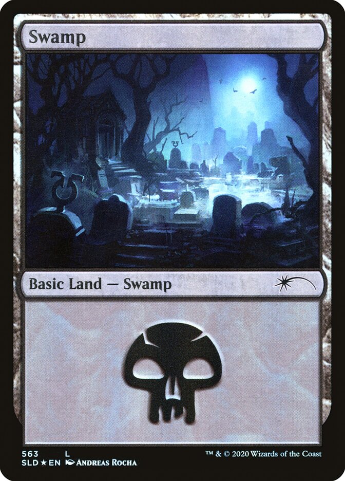 Swamp (Spooky) (563) [Secret Lair Drop Promos] | Red Riot Games CA