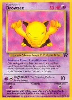 Drowzee (54/82) [Team Rocket Unlimited] | Red Riot Games CA