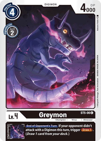 Greymon [ST5-06] [Starter Deck: Machine Black] | Red Riot Games CA