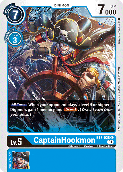 CaptainHookmon [BT8-028] [New Awakening] | Red Riot Games CA