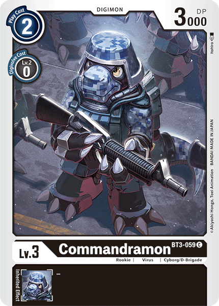 Commandramon [BT3-059] [Release Special Booster Ver.1.5] | Red Riot Games CA