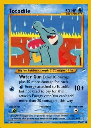 Totodile (85/105) [Neo Destiny Unlimited] | Red Riot Games CA