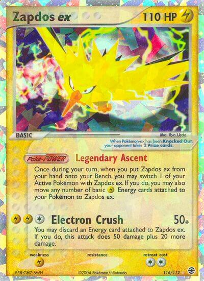 Zapdos ex (116/112) [EX: FireRed & LeafGreen] | Red Riot Games CA
