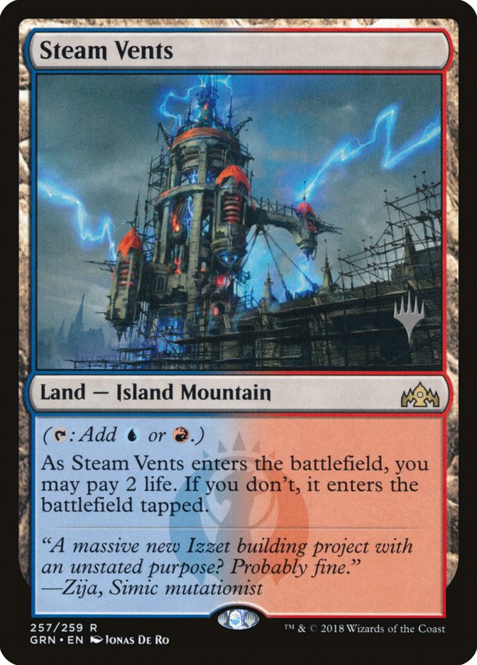 Steam Vents (Promo Pack) [Guilds of Ravnica Promos] | Red Riot Games CA