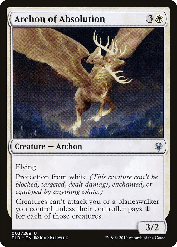 Archon of Absolution [Throne of Eldraine] | Red Riot Games CA