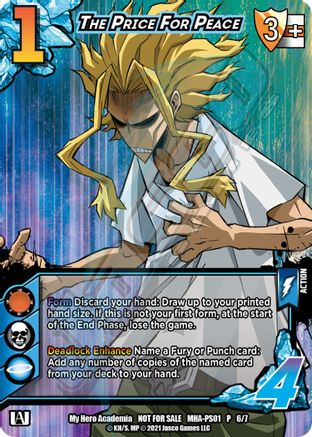 The Price for Peace [Promo Cards]