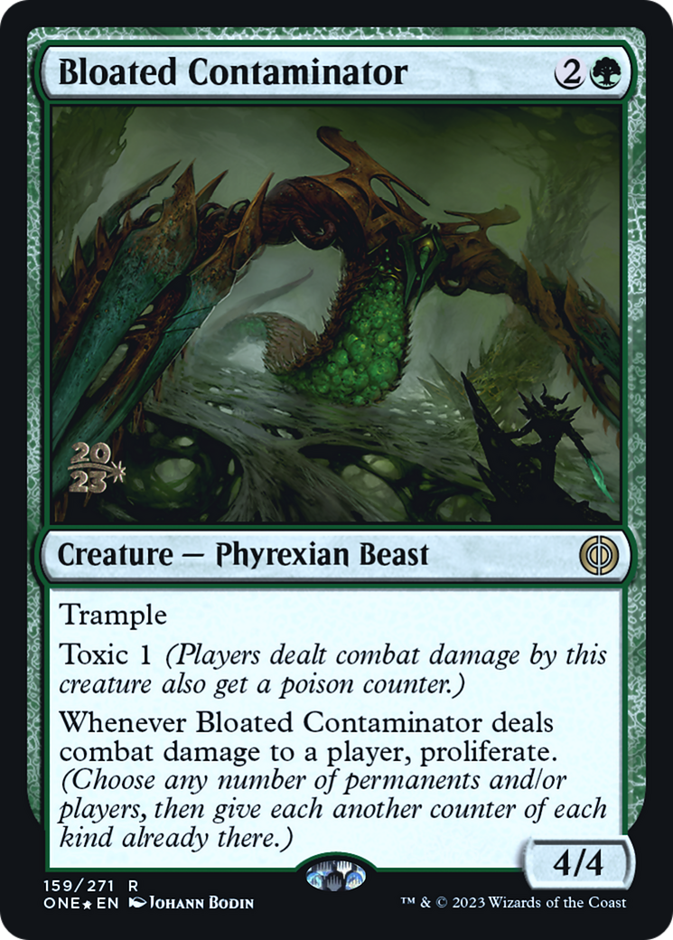 Bloated Contaminator [Phyrexia: All Will Be One Prerelease Promos] | Red Riot Games CA