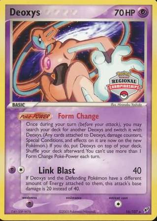 Deoxys (16/107) (Championship Promo) [EX: Deoxys] | Red Riot Games CA