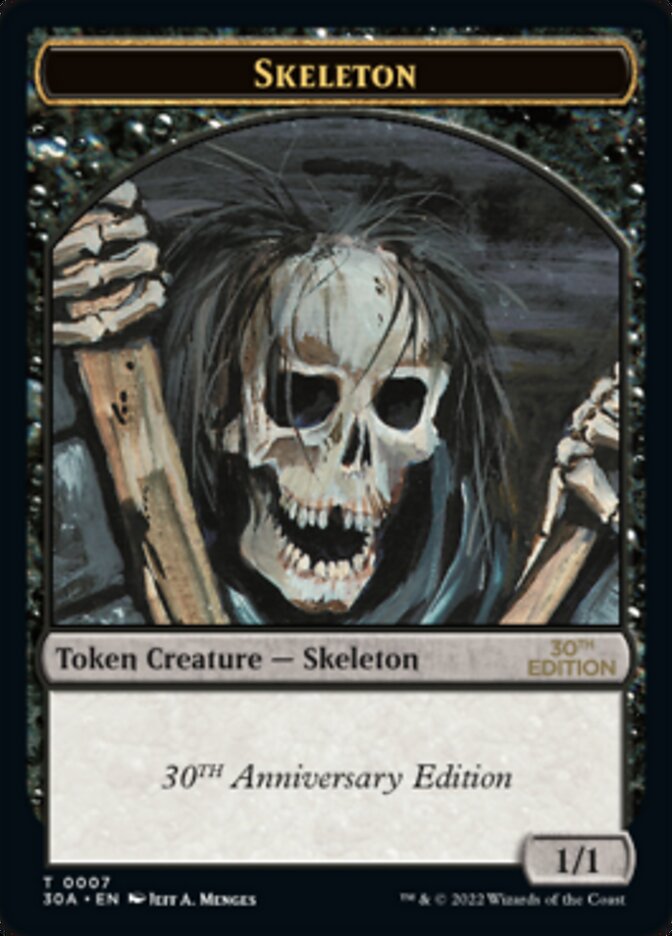 Skeleton Token [30th Anniversary Tokens] | Red Riot Games CA