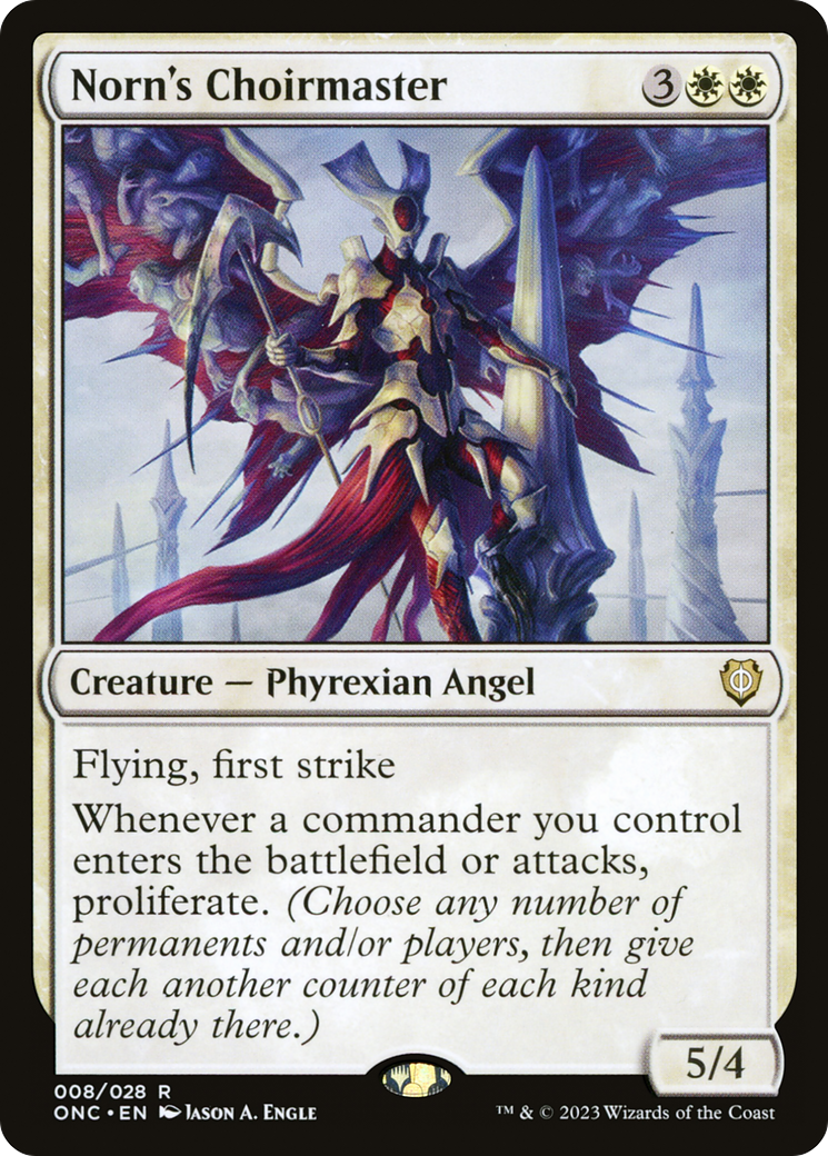 Norn's Choirmaster [Phyrexia: All Will Be One Commander] | Red Riot Games CA