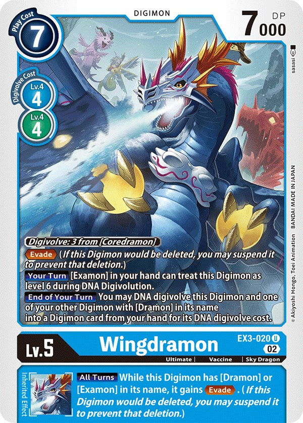 Wingdramon [EX3-020] [Draconic Roar] | Red Riot Games CA