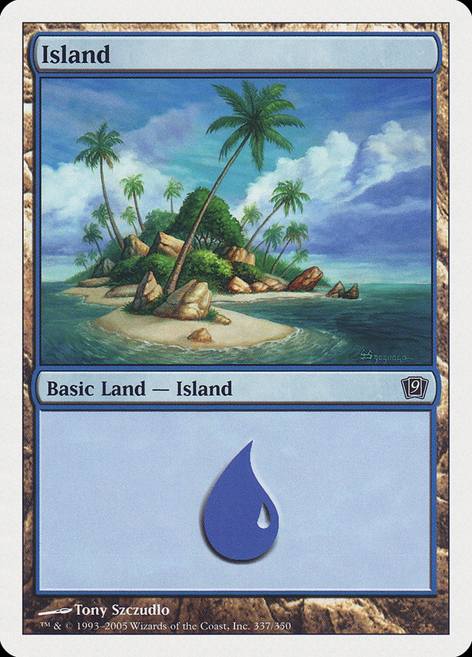 Island (337) [Ninth Edition] | Red Riot Games CA